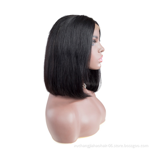 Virgin Loose Curly 8a Human Hair Wigs Short Bob Styles,balayage Touch Wigs Black Buzz Cut Wig,100% Wavy Wig Cuticle Aligned Hair